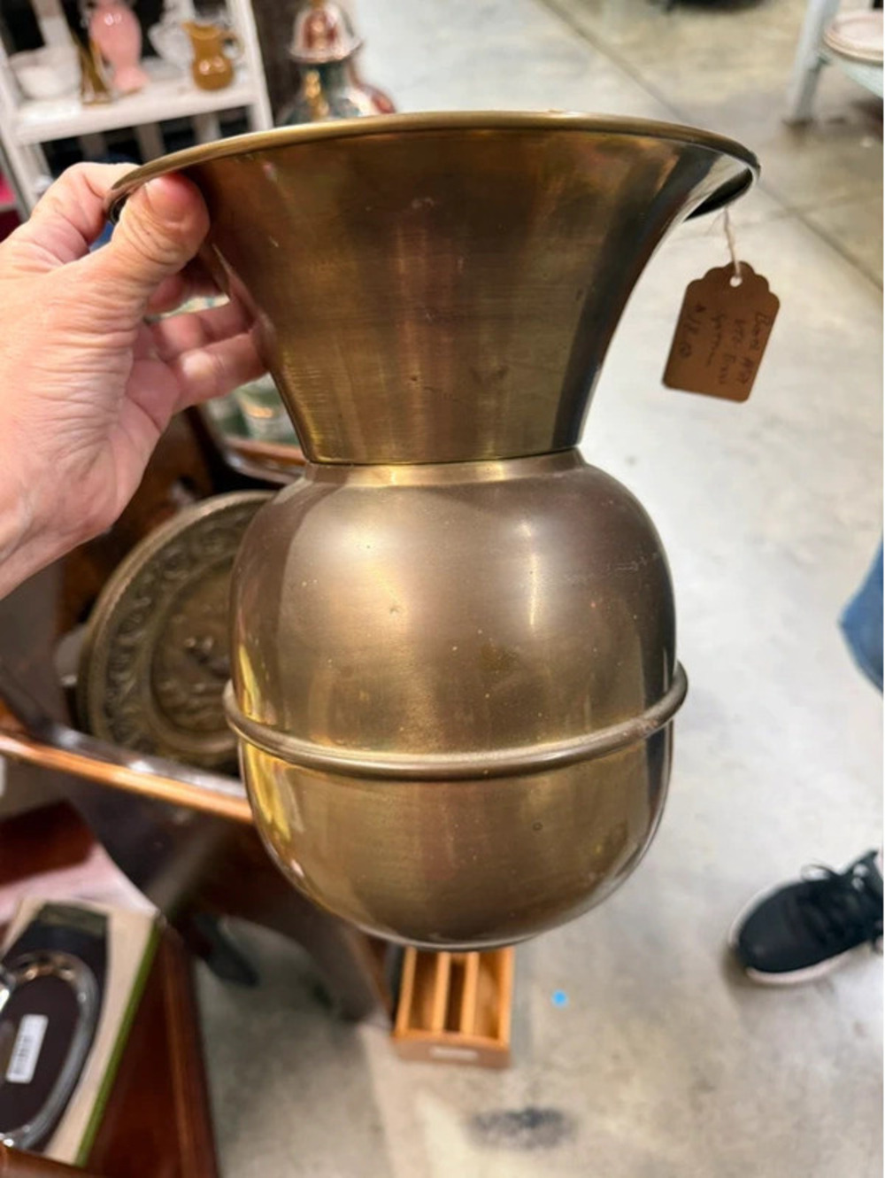 Vintage Brass Spitoon